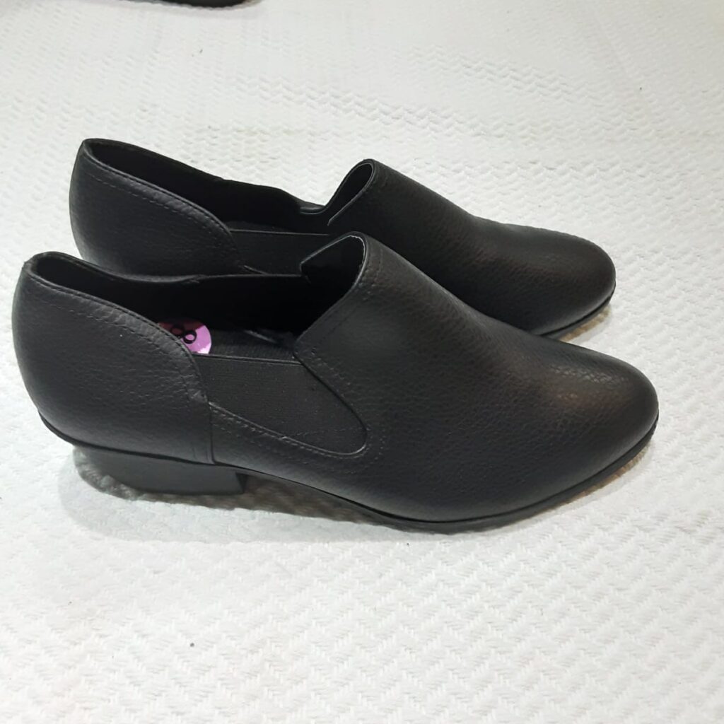 Coolkuskates IIGDance Black Low Heel Jazz Dance Shoe Slips-on2 Dancing Shoes for Women